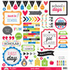 Doodlebug Design - Back to School Collection - 12 x 12 Cardstock Stickers - This and That