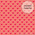 Doodlebug Design - Lovebugs Collection - Sprinkles Vellum - 12 x 12 Vellum - Red Hearts