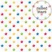 Doodlebug Design - Back to School Collection - Sprinkles Vellum - 12 x 12 Vellum - Primary Stars