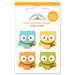 Doodlebug Design - Fall Friends Collection - Doodle-Pops - 3 Dimensional Cardstock Stickers - Barn Owls Mini