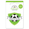 Doodlebug Design - Goal Collection - Doodle-Pops - 3 Dimensional Cardstock Stickers - Goal