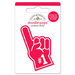 Doodlebug Design - Home Run Collection - Doodle-Pops - 3 Dimensional Cardstock Stickers - We're Number 1