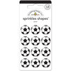 Doodlebug Design - Goal Collection - Sprinkles - Self Adhesive Enamel Shapes - Soccer
