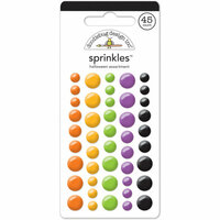 Doodlebug Design - October 31st Collection - Halloween - Sprinkles - Self Adhesive Enamel Dots - Halloween Assortment
