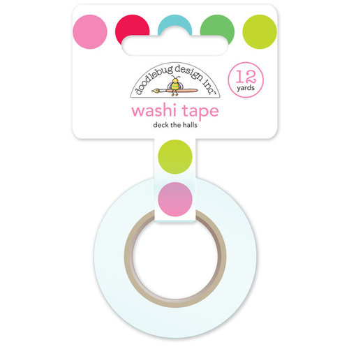 Doodlebug Design - Sugarplums Collection - Christmas - Washi Tape - Deck the Halls