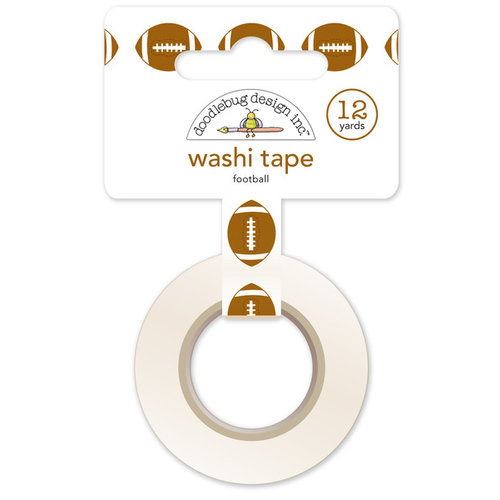 Doodlebug Design - Touchdown Collection - Washi Tape - Football