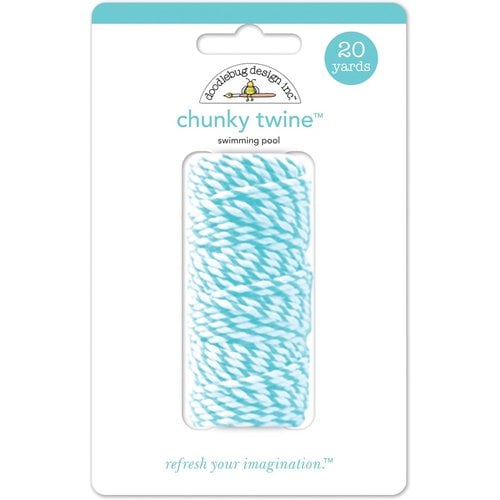 Doodlebug Design - Chunky Doodle Twine - Swimming Pool