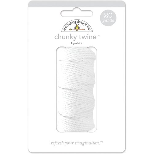 Doodlebug Design - Chunky Doodle Twine - Lily White