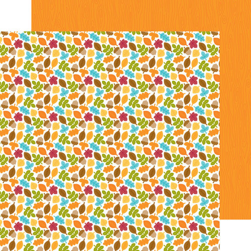 Doodlebug Design - Fall Friends Collection - 12 x 12 Double Sided Paper - Fall Foliage