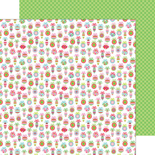 Doodlebug Design - Sugarplums Collection - Christmas - 12 x 12 Double Sided Paper - Tiny Trimmings