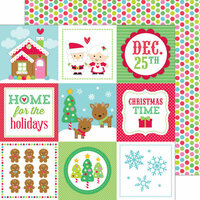 Doodlebug Design - Sugarplums Collection - Christmas - 12 x 12 Double Sided Paper - Christmas Magic