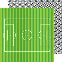 Doodlebug Design - Goal Collection - 12 x 12 Double Sided Paper - Soccer Balls