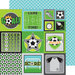 Doodlebug Design - Goal Collection - 12 x 12 Double Sided Paper - Goal