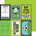 Doodlebug Design - Goal Collection - 12 x 12 Double Sided Paper - Soccer Field