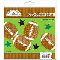 Doodlebug Design - Touchdown Collection - Die Cuts Craft Kits - Football