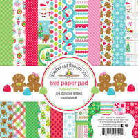 Doodlebug Design - Sugarplums Collection - Christmas - 6 x 6 Paper Pad