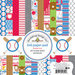 Doodlebug Design - Home Run Collection - 6 x 6 Paper Pad