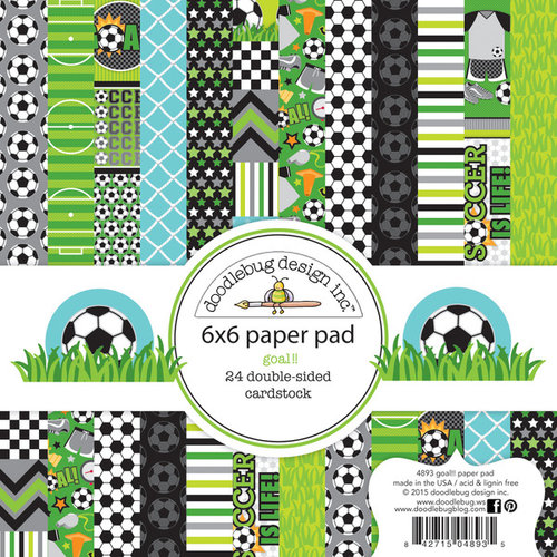 Doodlebug Design - Goal Collection - 6 x 6 Paper Pad