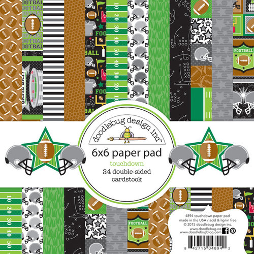 Doodlebug Design - Touchdown Collection - 6 x 6 Paper Pad