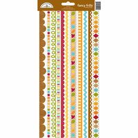 Doodlebug Design - Fall Friends Collection - Cardstock Stickers - Fancy Frills