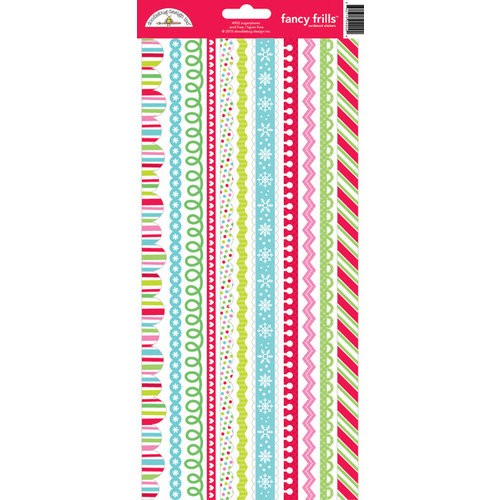 Doodlebug Design - Sugarplums Collection - Christmas - Cardstock Stickers - Fancy Frills