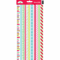 Doodlebug Design - Sugarplums Collection - Christmas - Cardstock Stickers - Fancy Frills