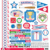 Doodlebug Design - Home Run Collection - 12 x 12 Cardstock Stickers - This and That