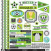 Doodlebug Design - Goal Collection - 12 x 12 Cardstock Stickers - This and That