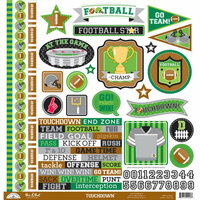 Doodlebug Design - Touchdown Collection - 12 x 12 Cardstock Stickers - This and That