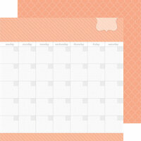 Doodlebug Design - Daily Doodles Collection - 12 x 12 Double Sided Paper - Coral