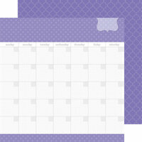 Doodlebug Design - Daily Doodles Collection - 12 x 12 Double Sided Paper - Lilac