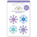 Doodlebug Design - Polar Pals Collection - Doodle-Pops - 3 Dimensional Cardstock Stickers - Frosty Flurry Mini