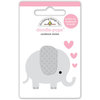 Doodlebug Design - Sweet Things Collection - Doodle-Pops - 3 Dimensional Cardstock Stickers - Ellie