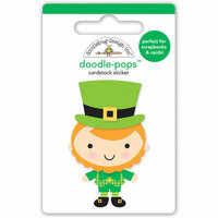 Doodlebug Design - Pot O Gold Collection - Doodle-Pops - 3 Dimensional Cardstock Stickers - Little Leprechaun