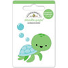 Doodlebug Design - Anchors Aweigh Collection - Doodle-Pops - 3 Dimensional Cardstock Stickers - Tiny Turtle