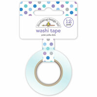 Doodlebug Design - Polar Pals Collection - Washi Tape - Polar Polka Dots