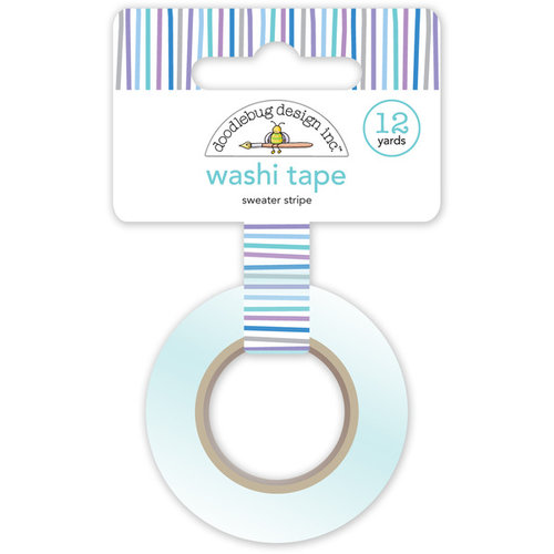 Doodlebug Design - Polar Pals Collection - Washi Tape - Sweater Stripe