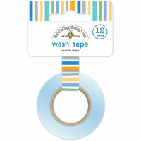 Doodlebug Design - Dragon Tails Collection - Washi Tape - Seaside Stripe