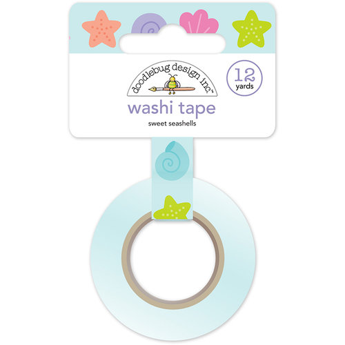 Doodlebug Design - Under the Sea Collection - Washi Tape - Sweet Seashells