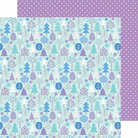 Doodlebug Design - Polar Pals Collection - 12 x 12 Double Sided Paper - Wintery Woods