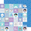 Doodlebug Design - Polar Pals Collection - 12 x 12 Double Sided Paper - Winters Night