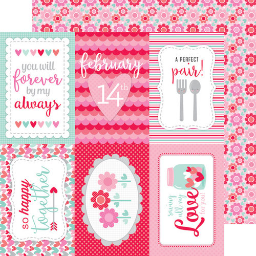 Doodlebug Design - Sweet Things Collection - 12 x 12 Double Sided Paper - Love Blooms