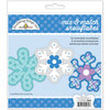 Doodlebug Design - Polar Pals Collection - Craft Kit - Snowflakes