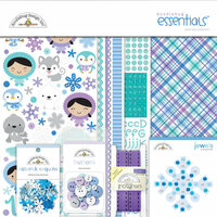 Doodlebug Design - Polar Pals Collection - Essentials Kit
