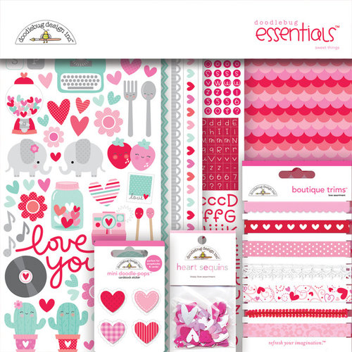 Doodlebug Design - Sweet Things Collection - Essentials Kit