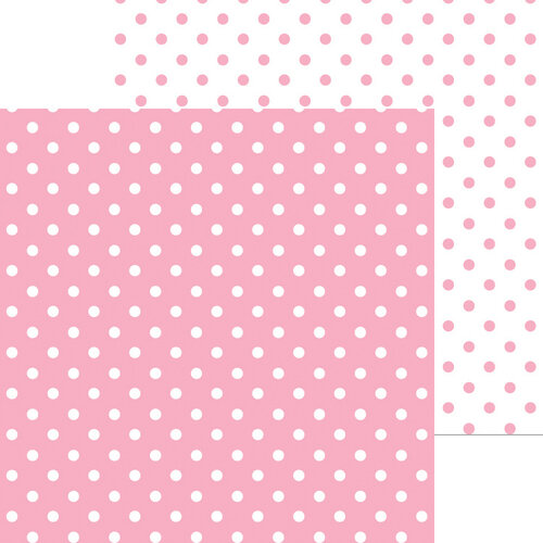 Doodlebug Design - 12 x 12 Double Sided Paper - Swiss Dot Petite Prints - Cupcake