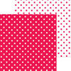 Doodlebug Design - 12 x 12 Double Sided Paper - Swiss Dot Petite Prints - Ladybug