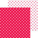 Doodlebug Design - 12 x 12 Double Sided Paper - Swiss Dot Petite Prints - Ladybug