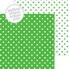 Doodlebug Design - 12 x 12 Double Sided Paper - Swiss Dot Petite Print - Grasshopper