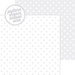 Doodlebug Design - 12 x 12 Double Sided Paper - Swiss Dot Petite Print - Lily White